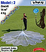 Model 2 - Çemberli İp Serpme - 4 Kg - Zincirli