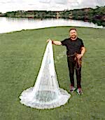 Zincirli İp Örgü Serpme Ağ 5 Kg